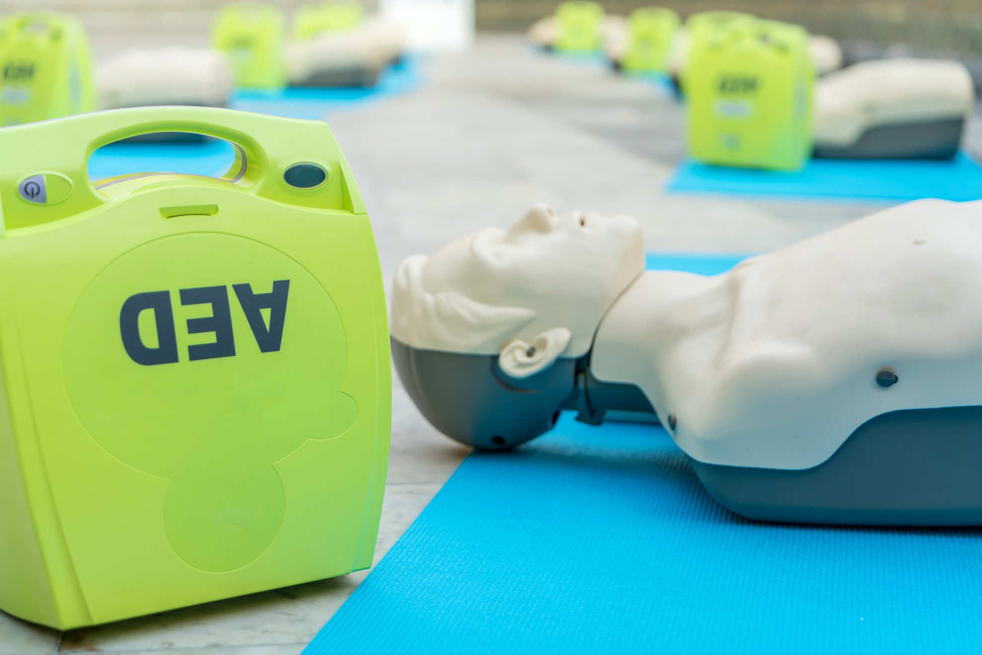 model for cpr and AED training (automated external defibrillator)